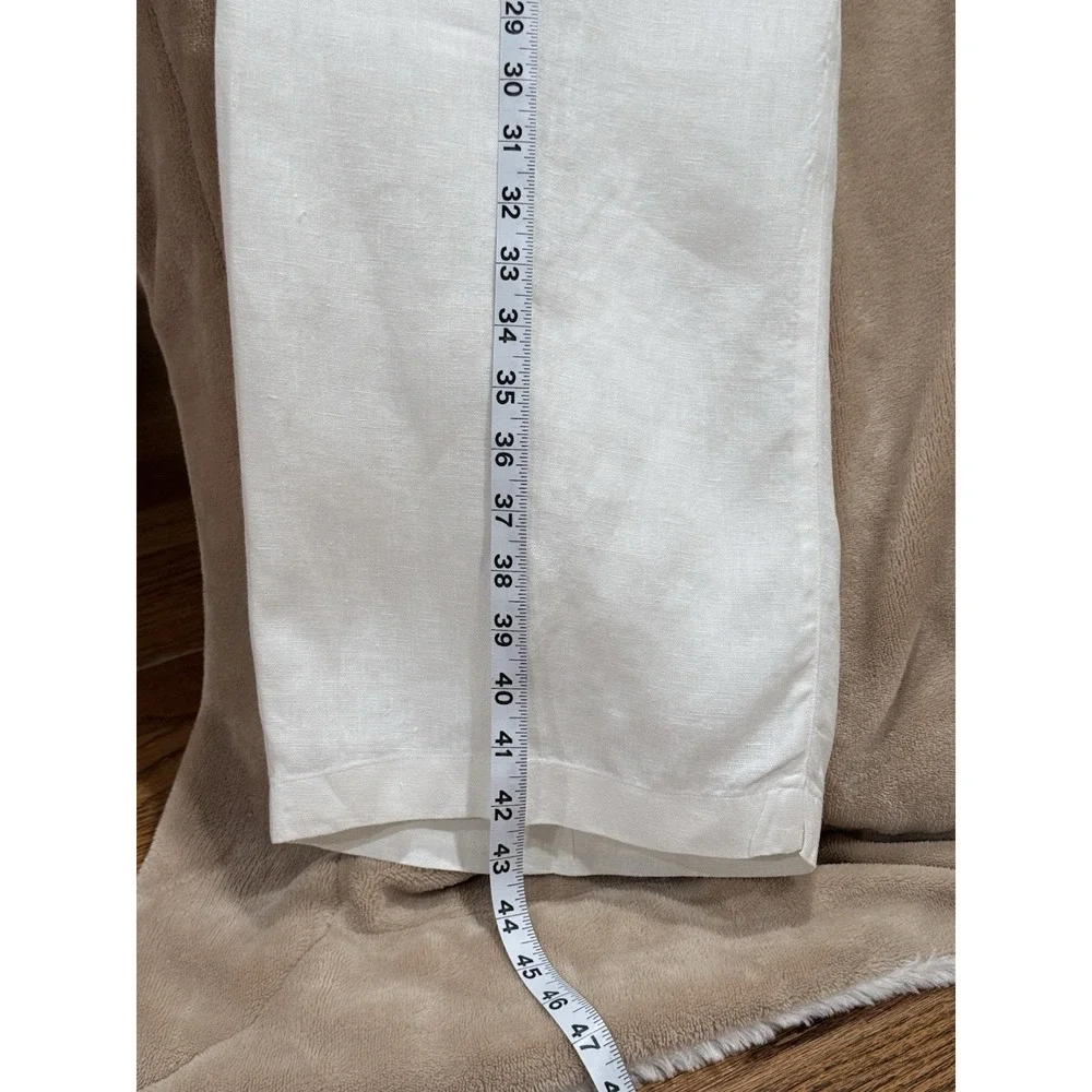 Onia 100% Linen Ivory Men's Pants XXL Chino Style